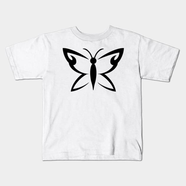 Until Dawn Hannah Butterfly Tattoo Kids T-Shirt by senaeksi